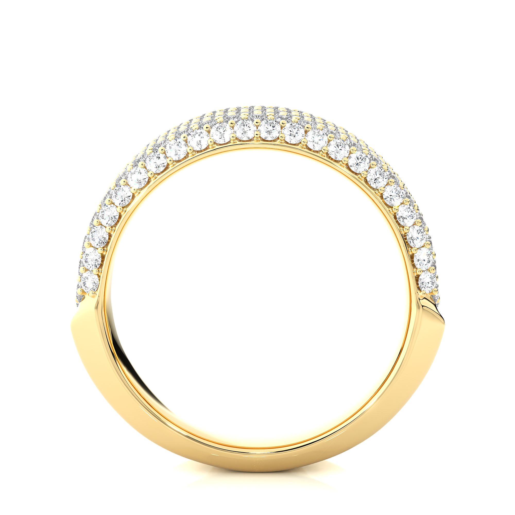 1.93 Carat HI Color VS1 Clarity Diamond Studded Natural Diamond Ring.